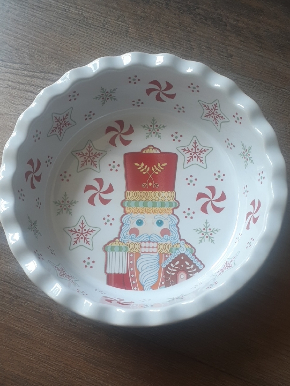 Holiday Nutcracker Ceramic Dish